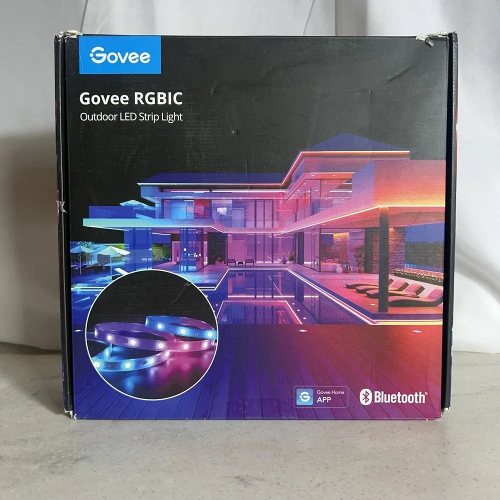 Govee RGBIC Outdoor LED Strip Light 32.8FT H6171 OPEN BOX